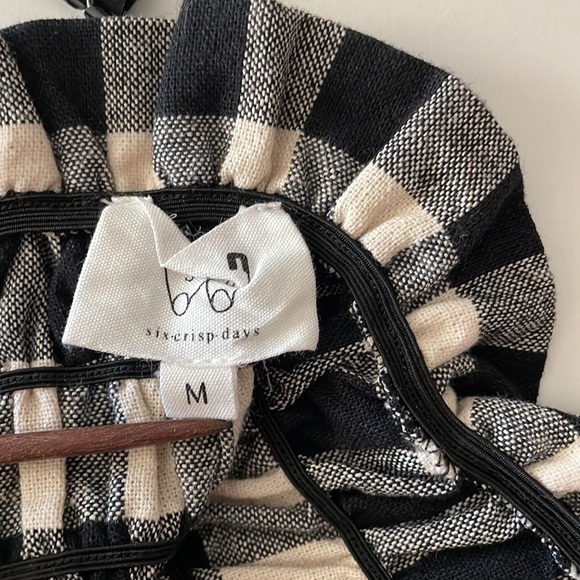 Black & White Gingham Top - Picture 10 of 12